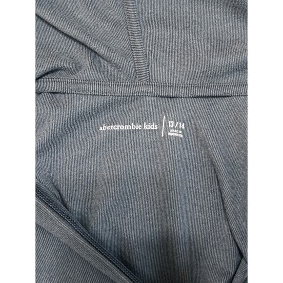 Abercrombie Kids full-zip hoodie sz 13/14 stylish cozy layering fall winter - Picture 3 of 4